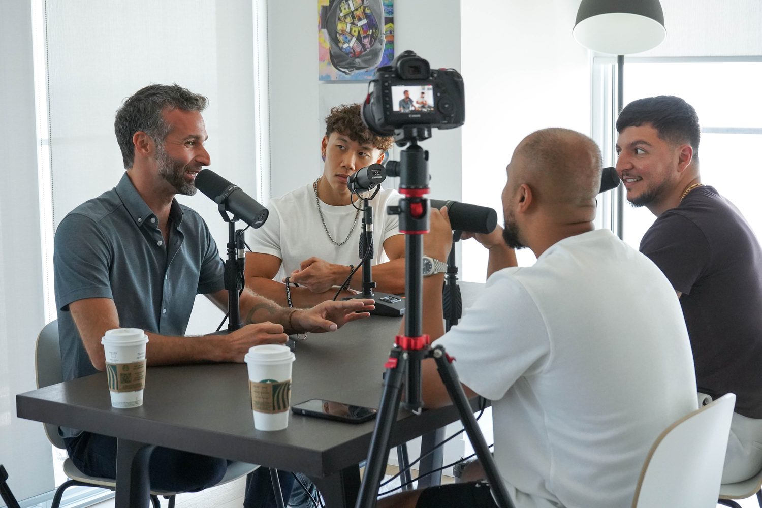 Mike Moll being interviewed on a podcast