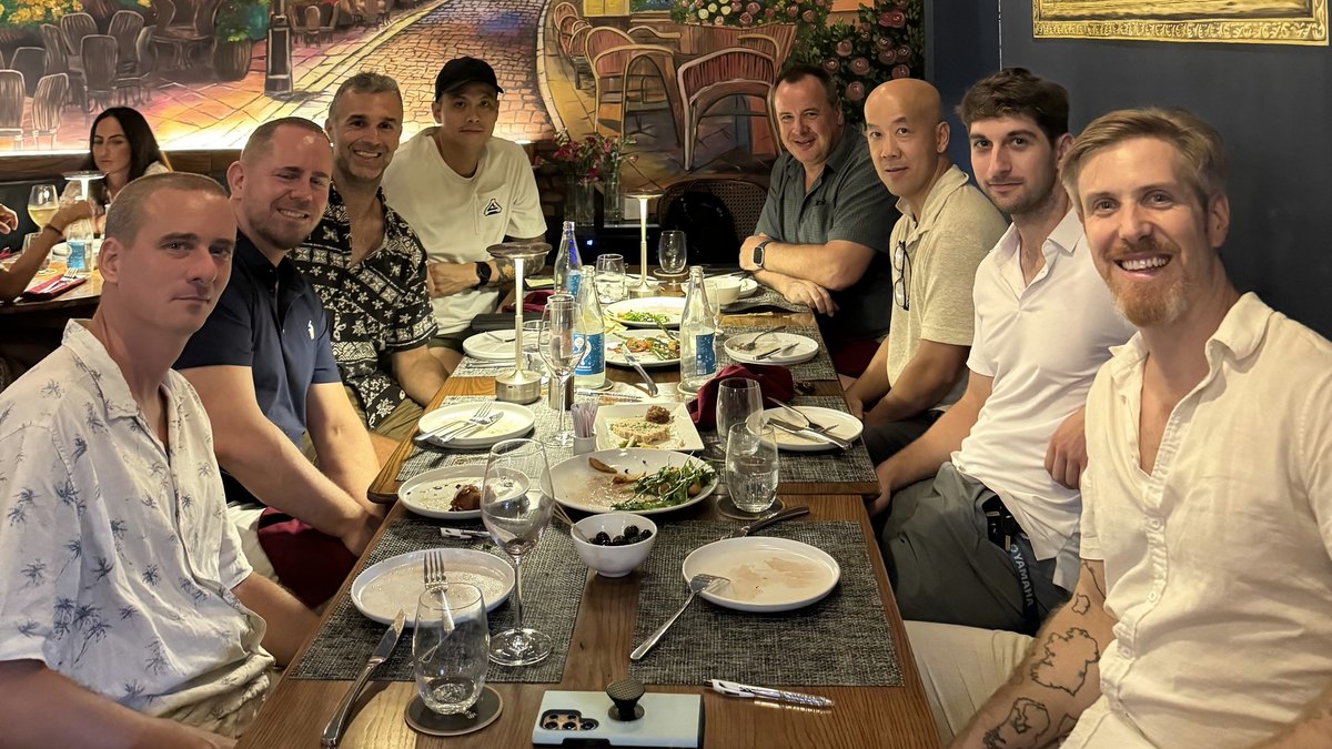 A mastermind dinner in another city