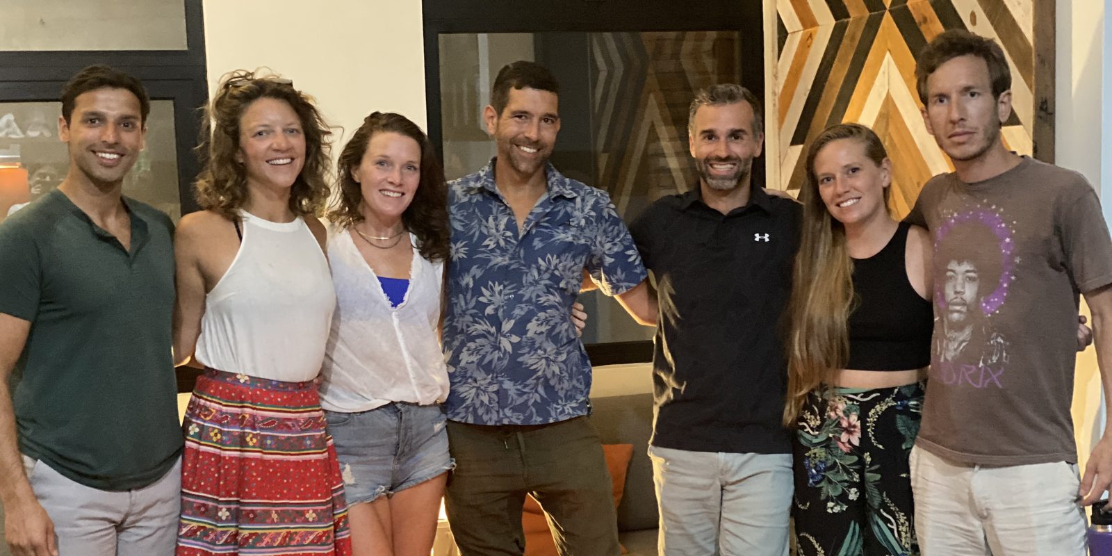 Founders at a mastermind dinner
